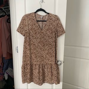 A New Day Spotted Leopard Print Dress
